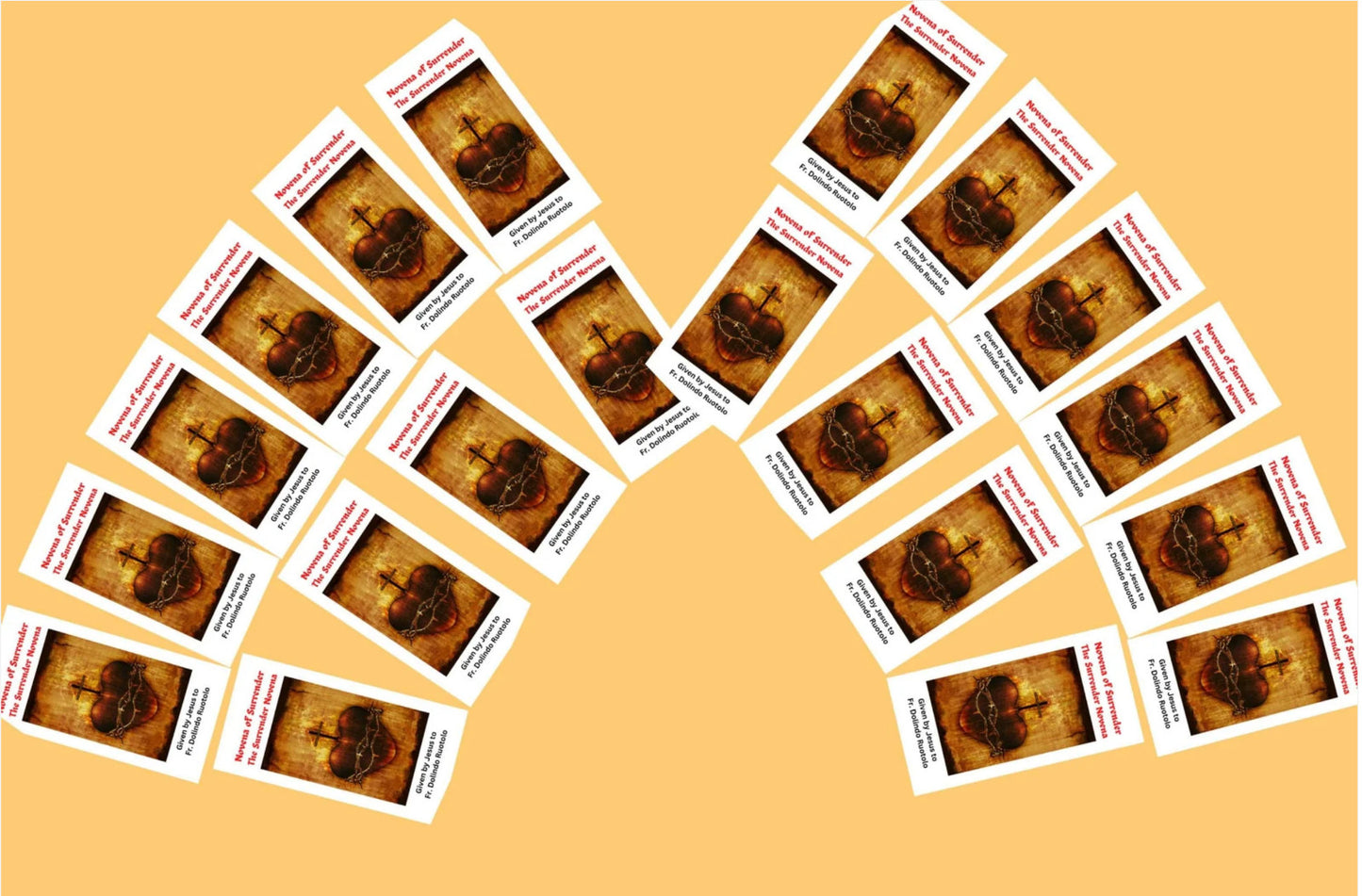 Surrender Novena to the Will of God Trifold Holy Card Packages