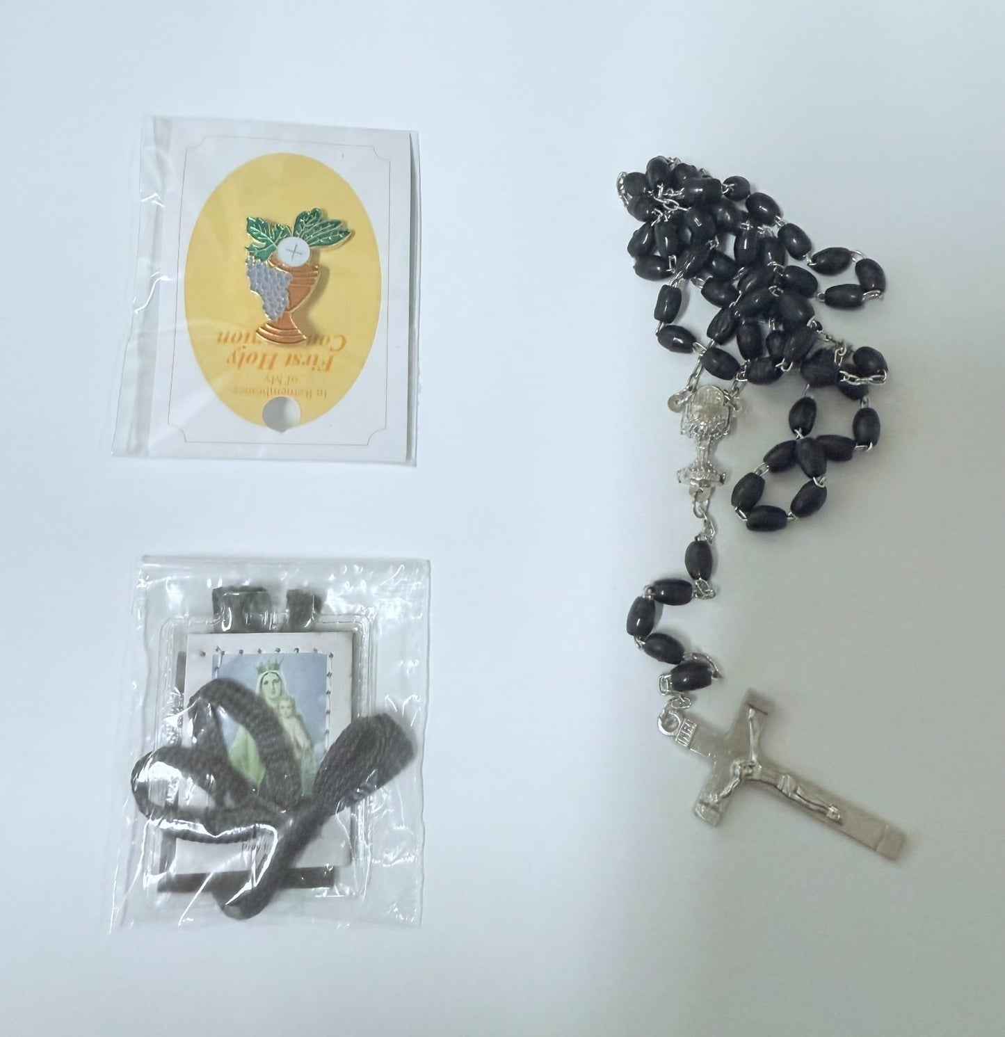 Heart of Jesus First Holy Communion 4 pc Set,For a boy New - #Gftshp-73 Journeys of Faith Collectibles:Religion & Spirituality:Christianity:Other Christian Collectibles