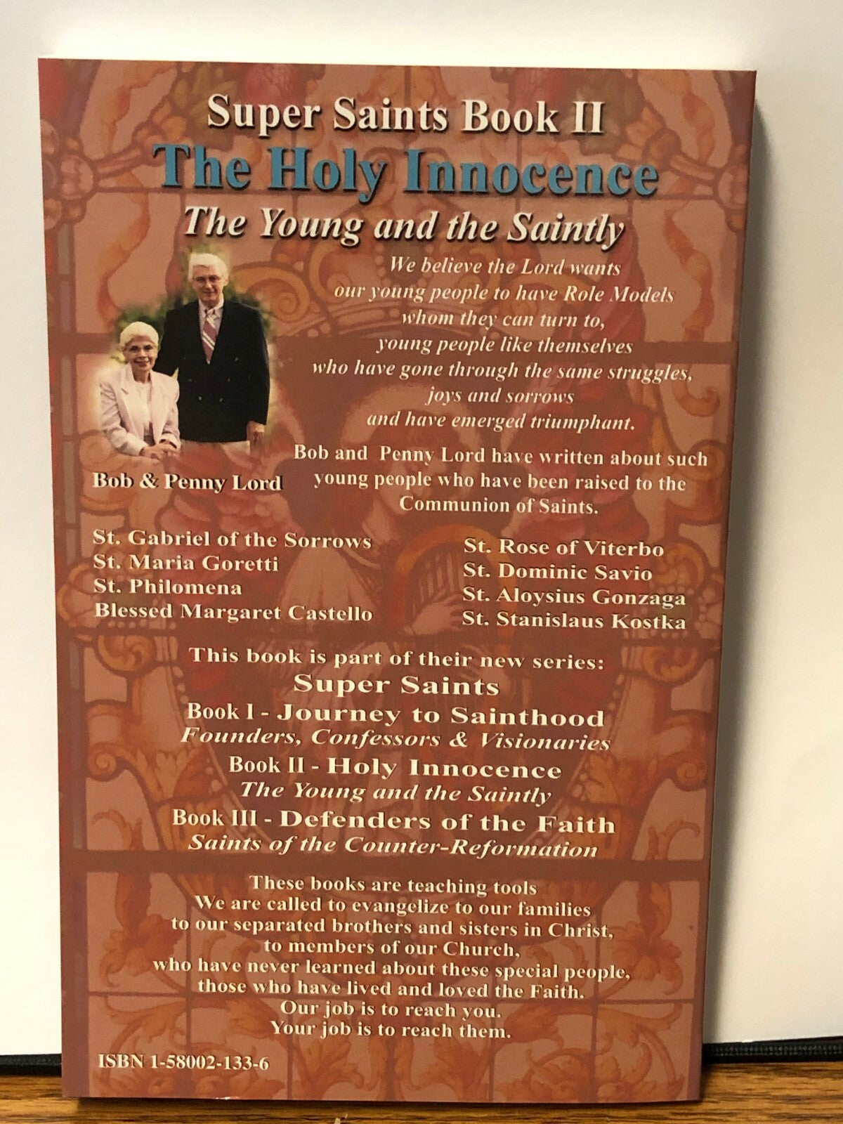 Holy Innocence, The Young & The Saintly Book, New, by Bob and Penny Lord - Journeys of Faith