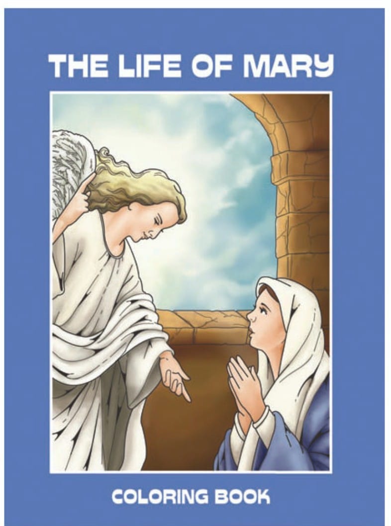 The Life of Mary Coloring Book for Children, New #AB-433-R2 Journeys of Faith Collectibles:Religion & Spirituality:Christianity:Other Christian Collectibles