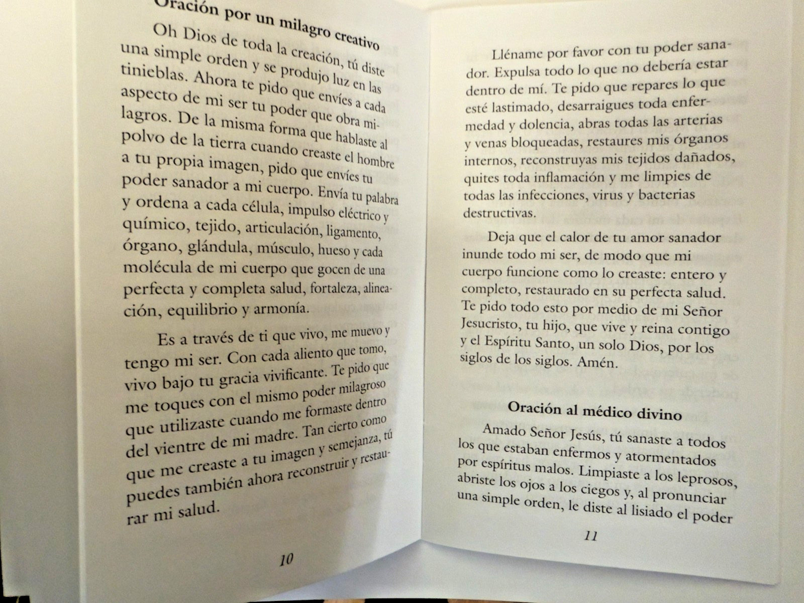Libro de Oraciones de Poder Sanador en español, Nuevo, # AB-079 - Journeys of Faith