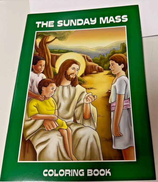 The Sunday Mass Coloring Book for Children, New #AB-431-R2