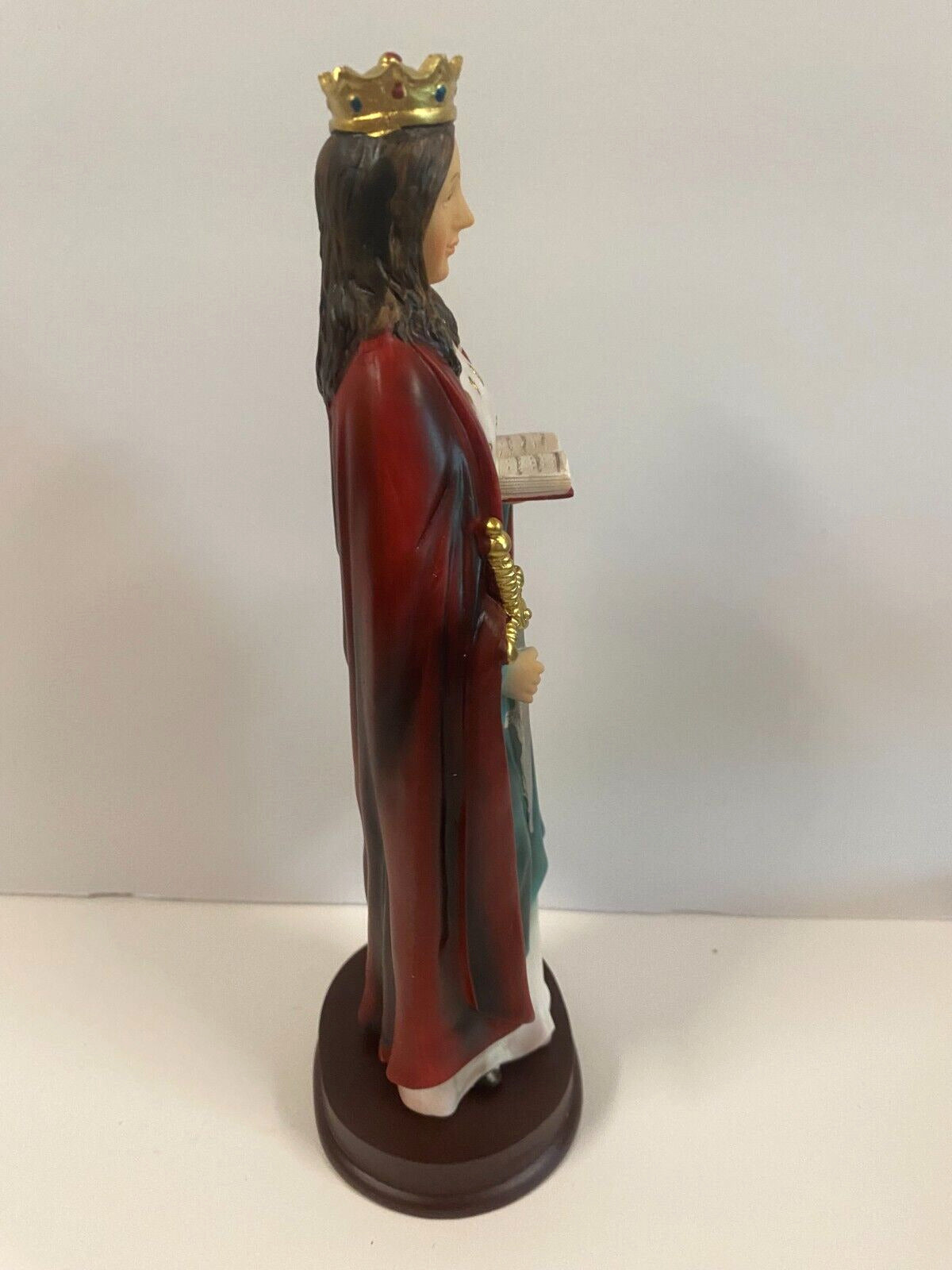 Saint Dymphna  8.50" Statue, New #AB-176