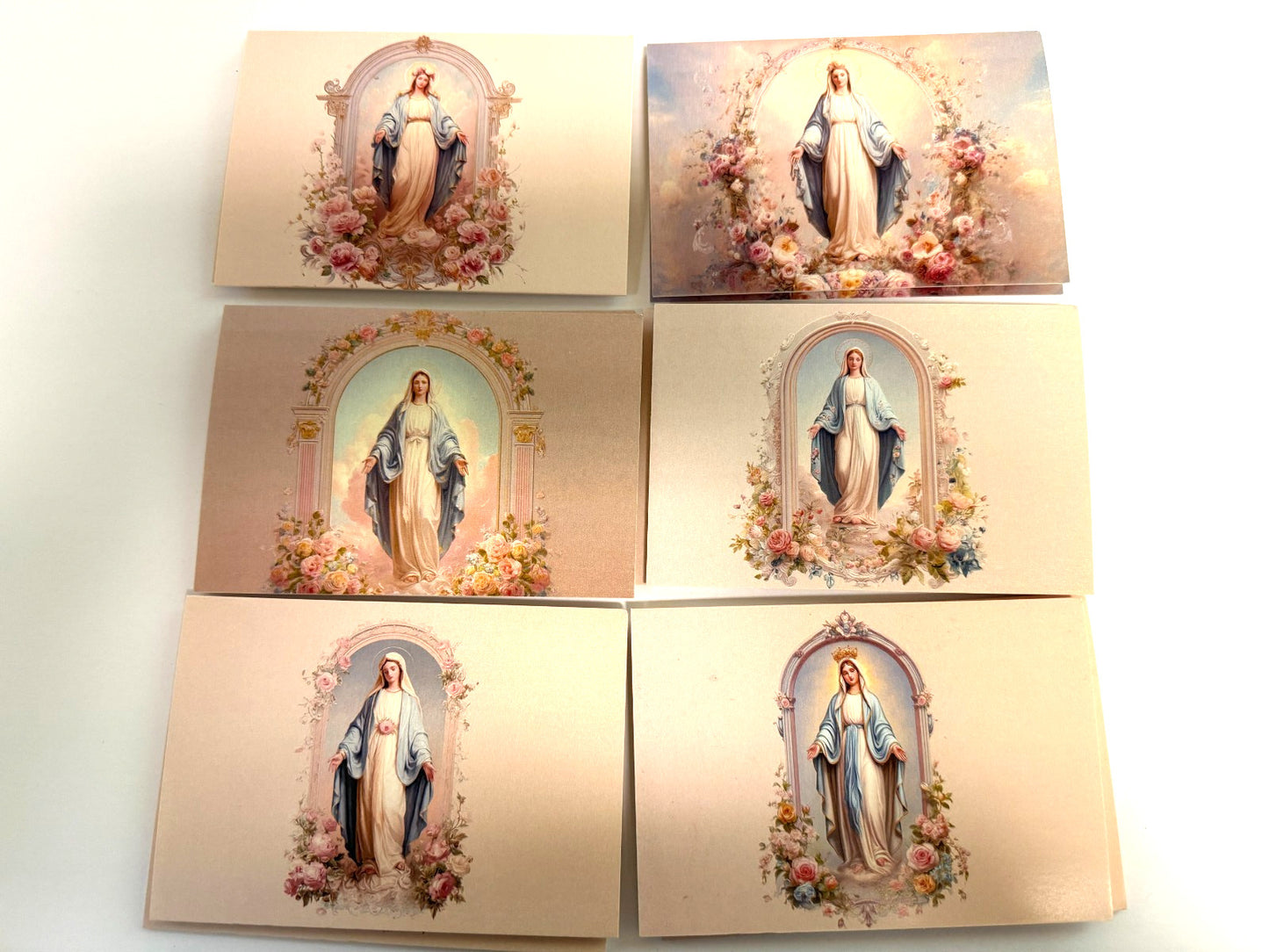 Blessed Mother Small Blank Note Card w/envelope,New #Gftshp-162