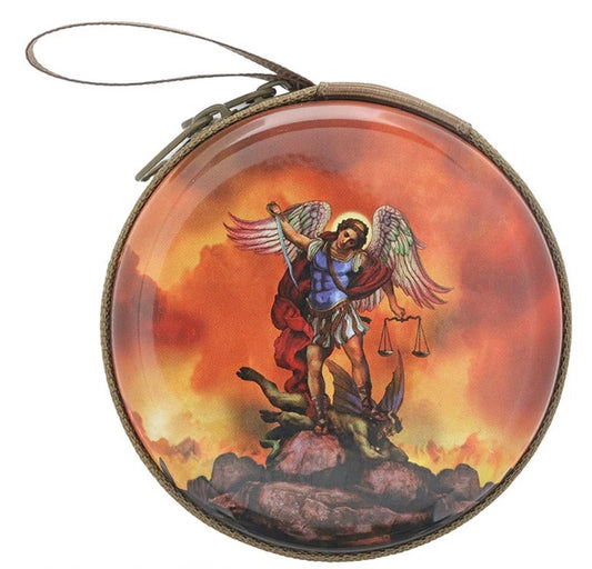 Saint Michael the Archangel Rosary Case, New #276-R2