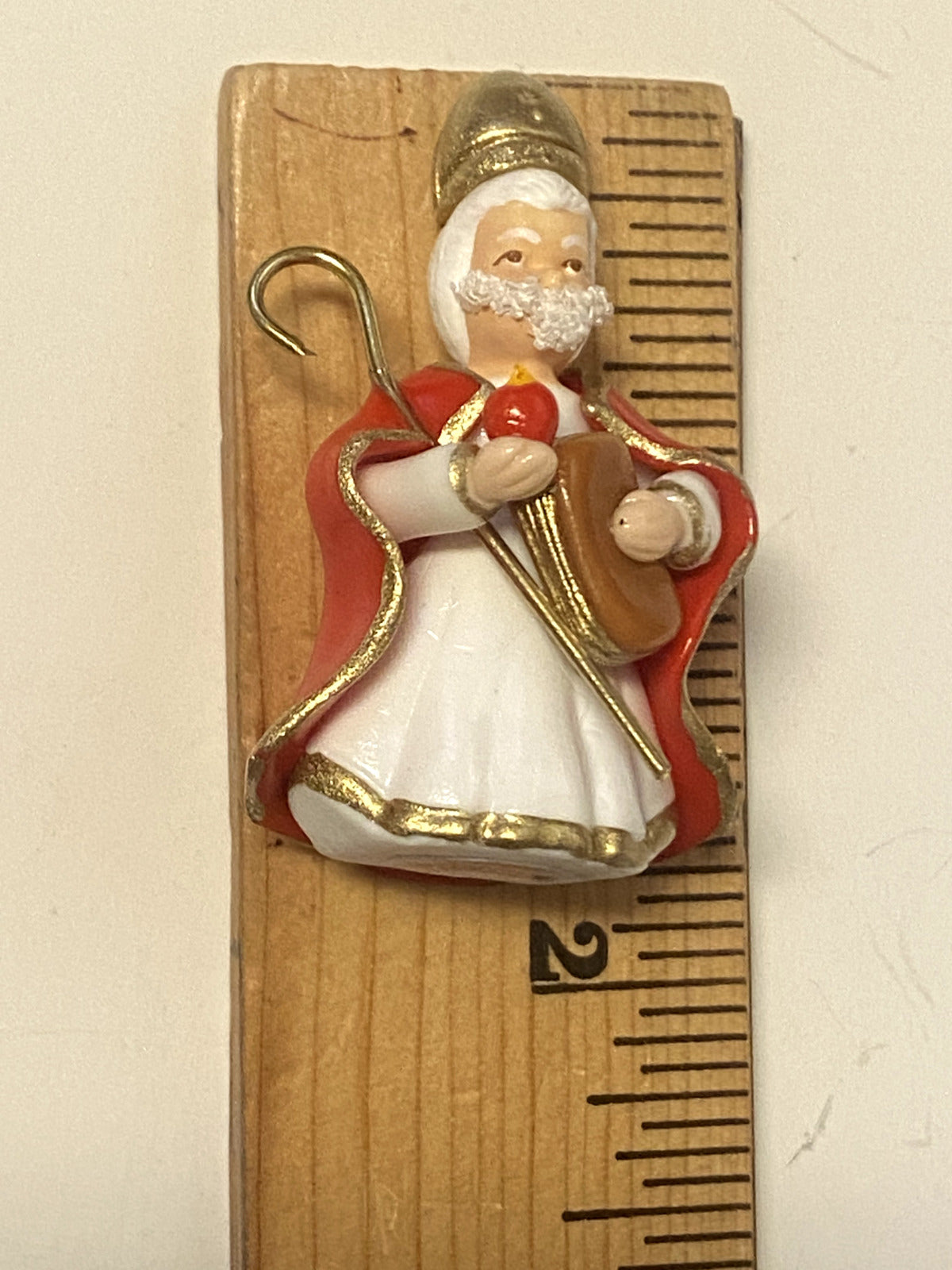 Saint Augustine  Miniature Statue 1.50", New from Colombia #L046 Free Shipping