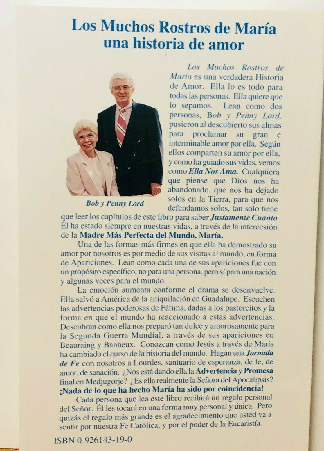Los Muchos Rostros de Maria : Una Storia di Amor by Bob Lord and Penny Lord... - Journeys of Faith