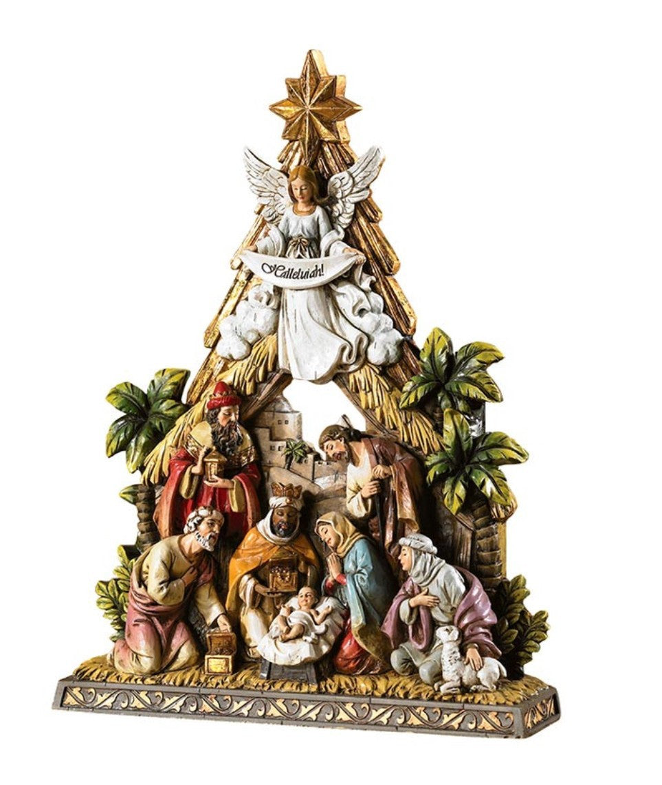 Nativity  10.5" Figurine , New #Gftshp-244