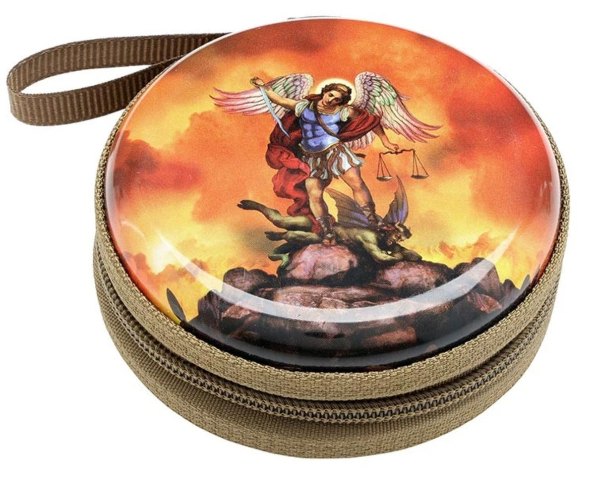 Saint Michael the Archangel Rosary Case, New #276-R2