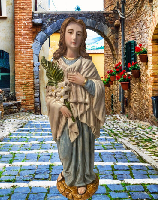 Saint Maria Goretti 9.5" Statue, New from Colombia #L023/966 - Journeys of Faith