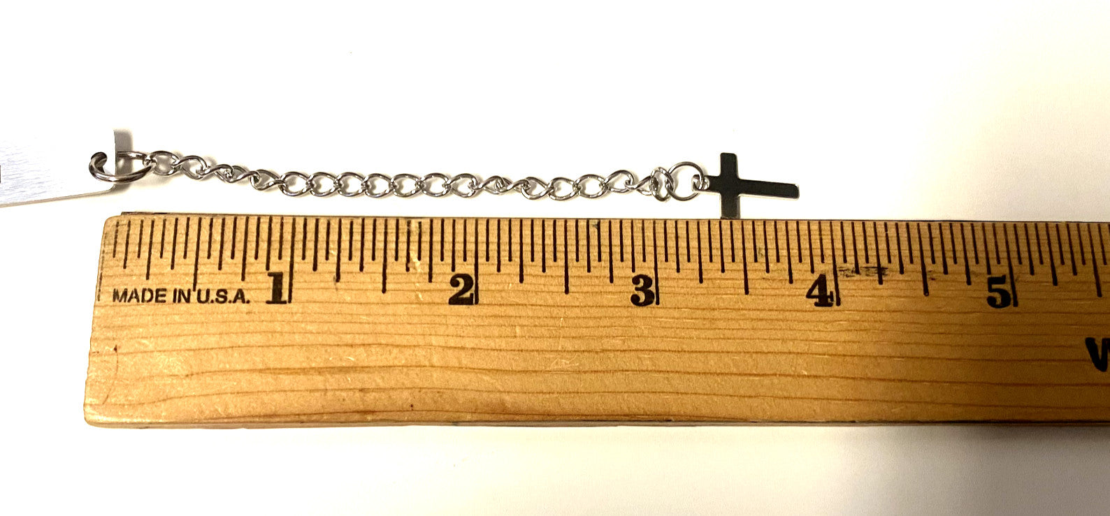 Stainless Steel 5" Bookmarker with Cross Pendant,  New #AB-51-A - Journeys of Faith