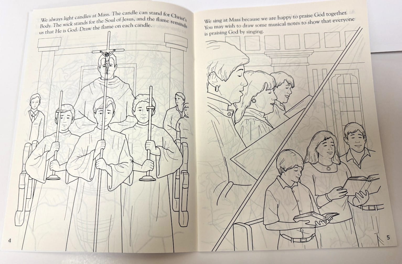 The Sunday Mass Coloring Book for Children, New #AB-431-R2 Journeys of Faith Collectibles:Religion & Spirituality:Christianity:Other Christian Collectibles