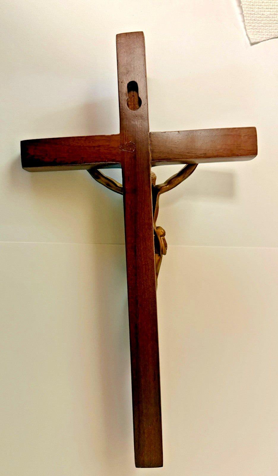 Wood Wall Crucifix 10",  New #AB-182