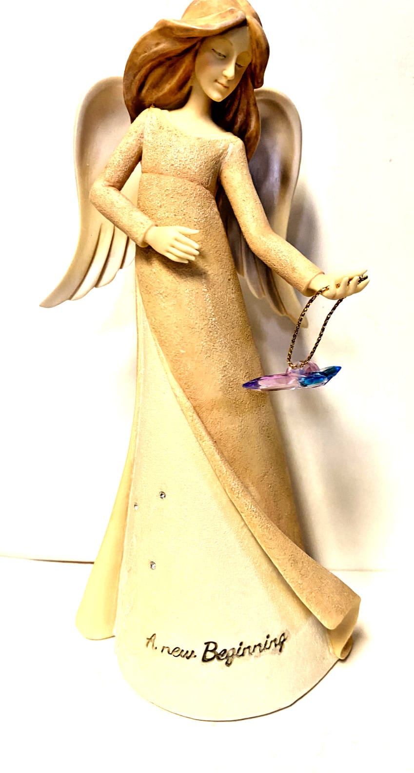 Foundations by Enesco 7.5" "A New Beginning" Angel, New #Gftshp-6 Enesco Collectibles:Decorative Collectibles:Sculptures & Figurines