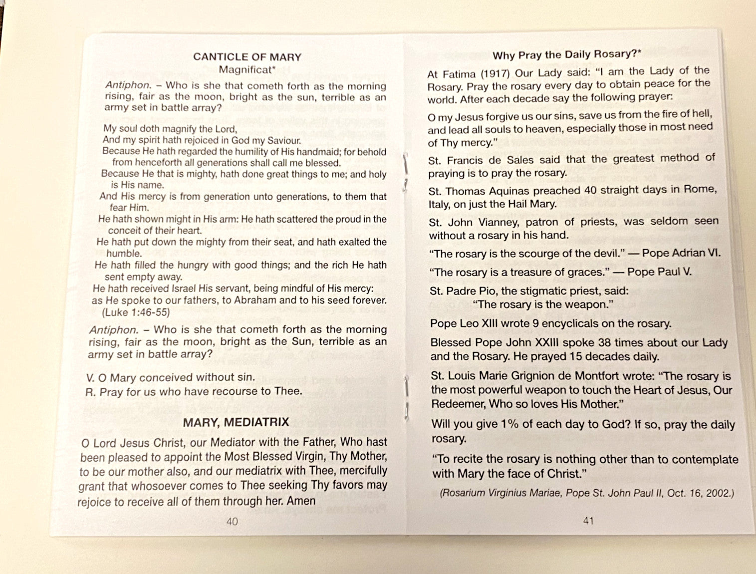 The Original Pieta Pocket Prayer Booklet Classic, New - Journeys of Faith