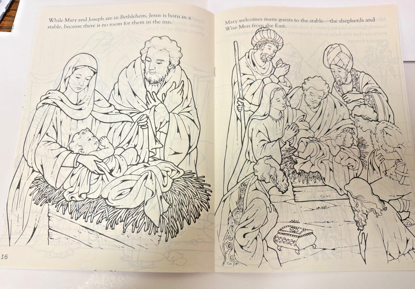The Life of Mary Coloring Book for Children, New #AB-433-R2