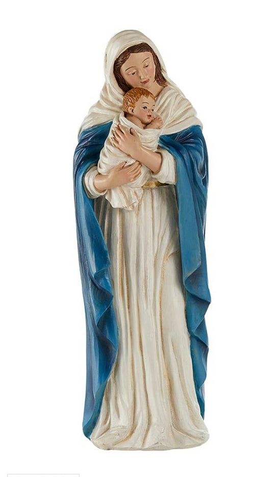 Blessed Mother Mary "My Spiritual Mother" 8-inch statue by Bob and Penny Lord, depicting a serene religious figure with gentle features.