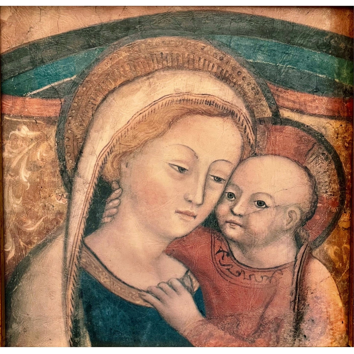 Our Lady of Good Counsel 8 x 8 art print on 100 lb glossy card stock with high-resolution Marian image