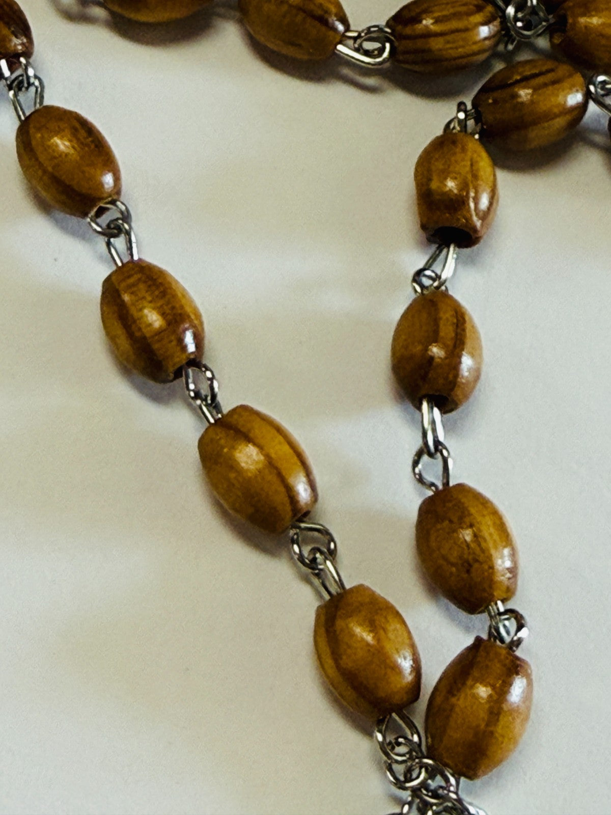 Olive Wood Rosary with Third Class Relic, Soil from Jerusalem, New #Hlylnd-02 - Journeys of Faith