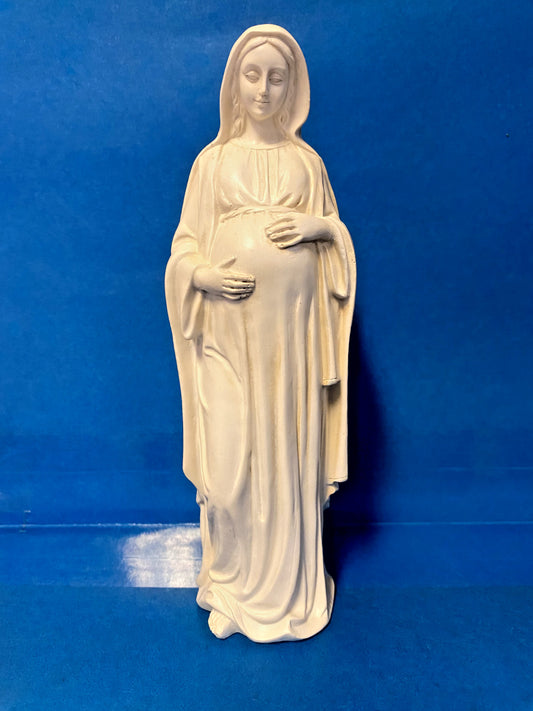 Pregnant Blessed Mother Mary 4"  Statue, New#AB-160 - Journeys of Faith