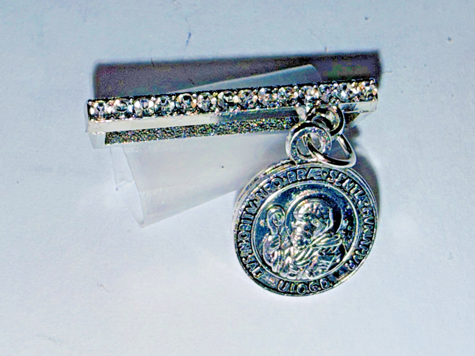 Saint Benedict Medal  Crystal Watch Charm,  New #GFTSHP-113 - Journeys of Faith