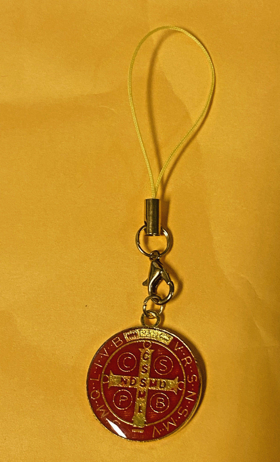 Saint Benedict Medal Phone Charm,  New from Japan #GFTSHP - Bob and Penny Lord