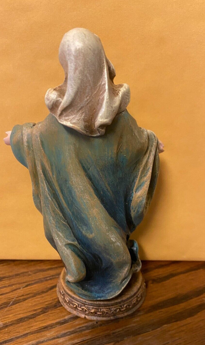 6-inch Our Lady of Grace statue by Bob and Penny Lord, detailed religious Christian collectible figure.