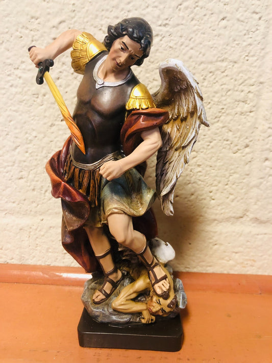 Saint Michael The Archangel 8." Statue, New #AB-138