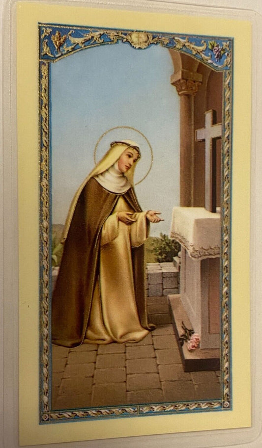 Saint Rose of Lima Laminated Prayer Card, New #PCL-022 - Journeys of Faith