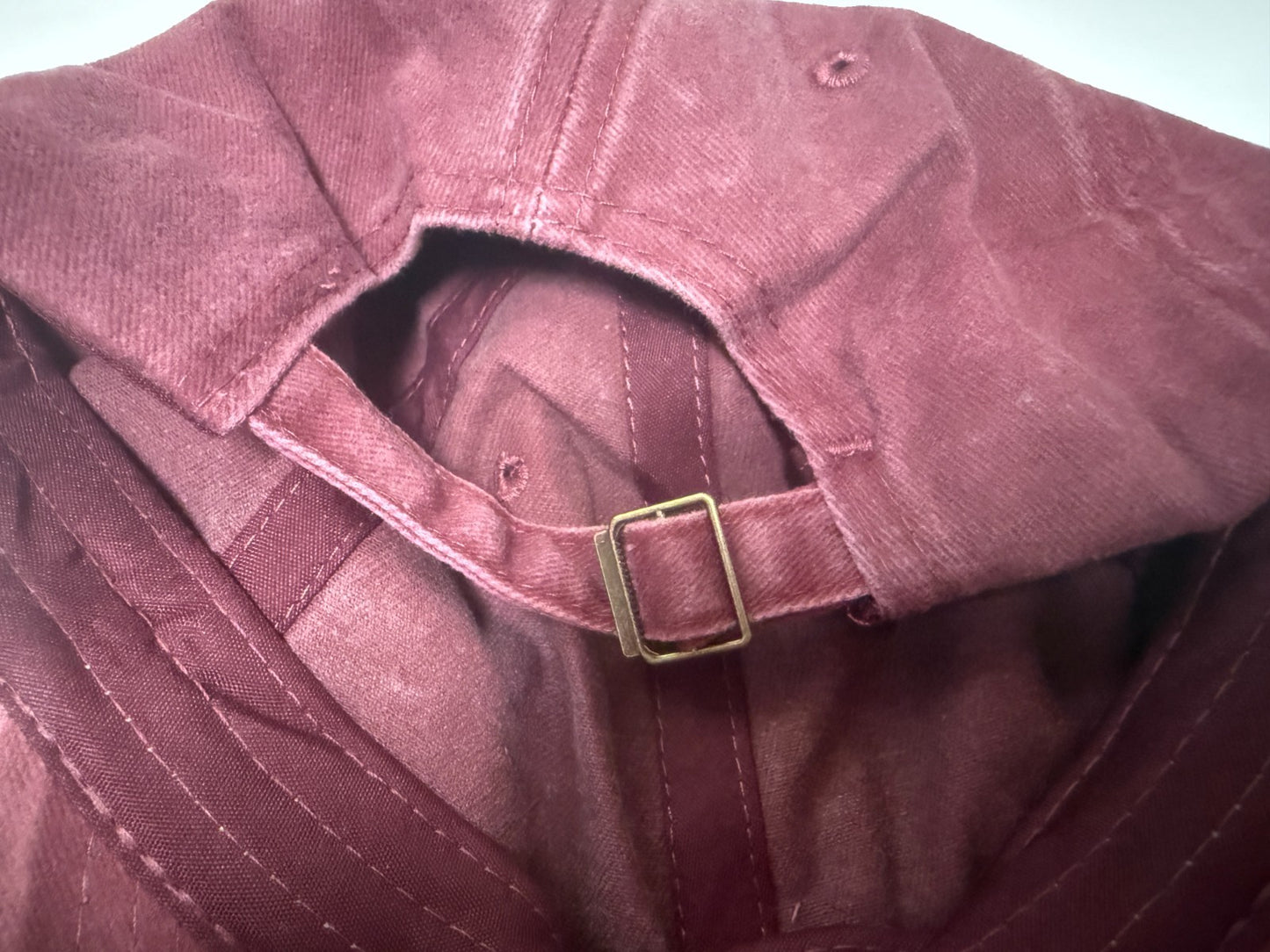 Vintage Distressed "BLESSED" Burgundy Baseball Cap, New # Gftshp-190