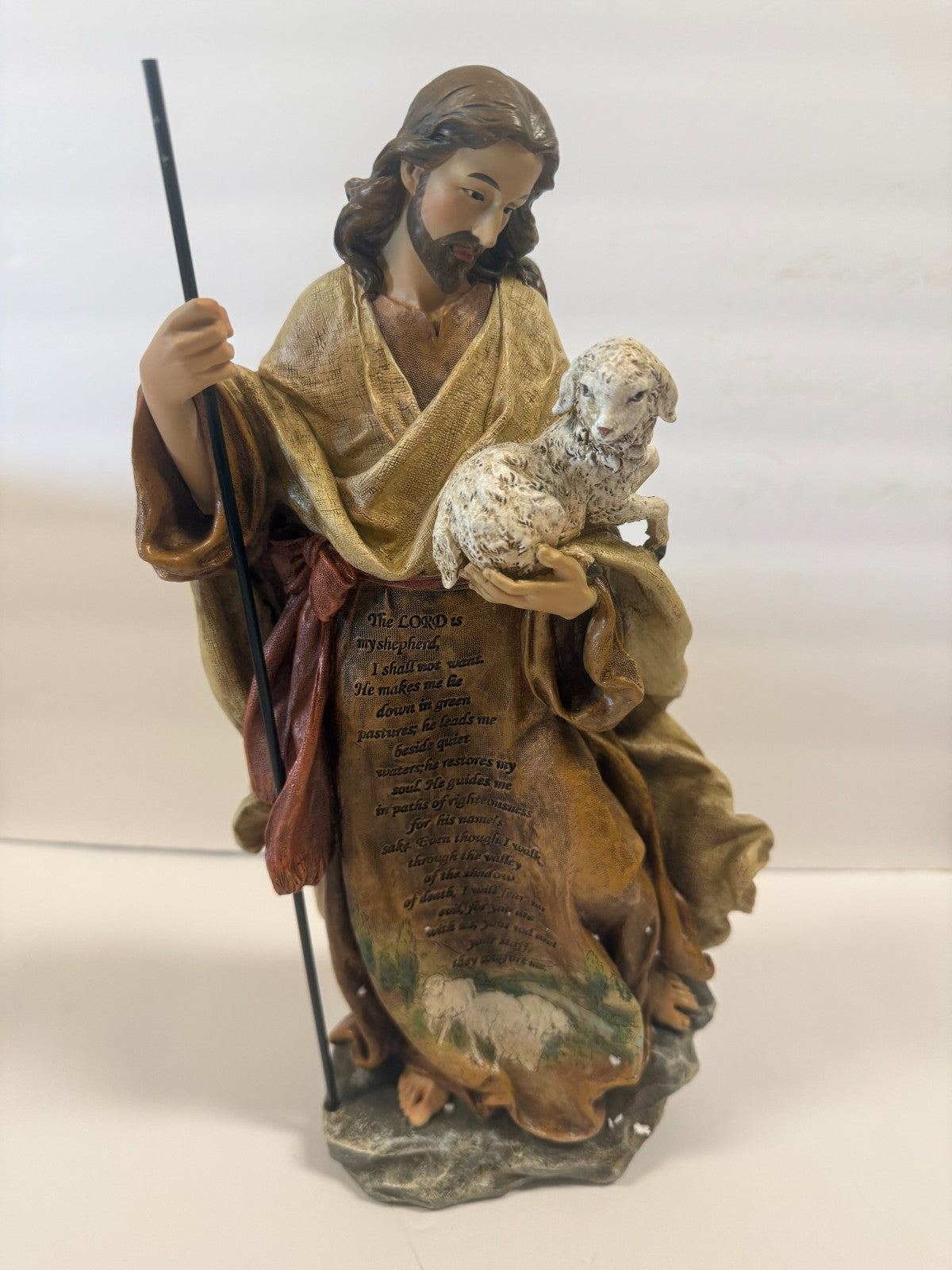 Good Shepherd  12"  Statue, New #AB-441-R2
