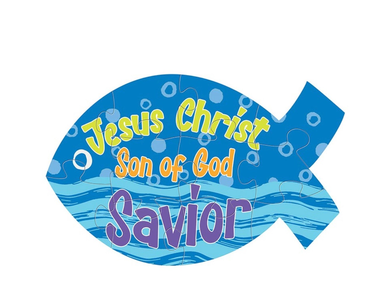 Children's Magnetic 3 pc  Assorted Puzzles with " Jesus Loves Me" #Gftshp-78 - Journeys of Faith