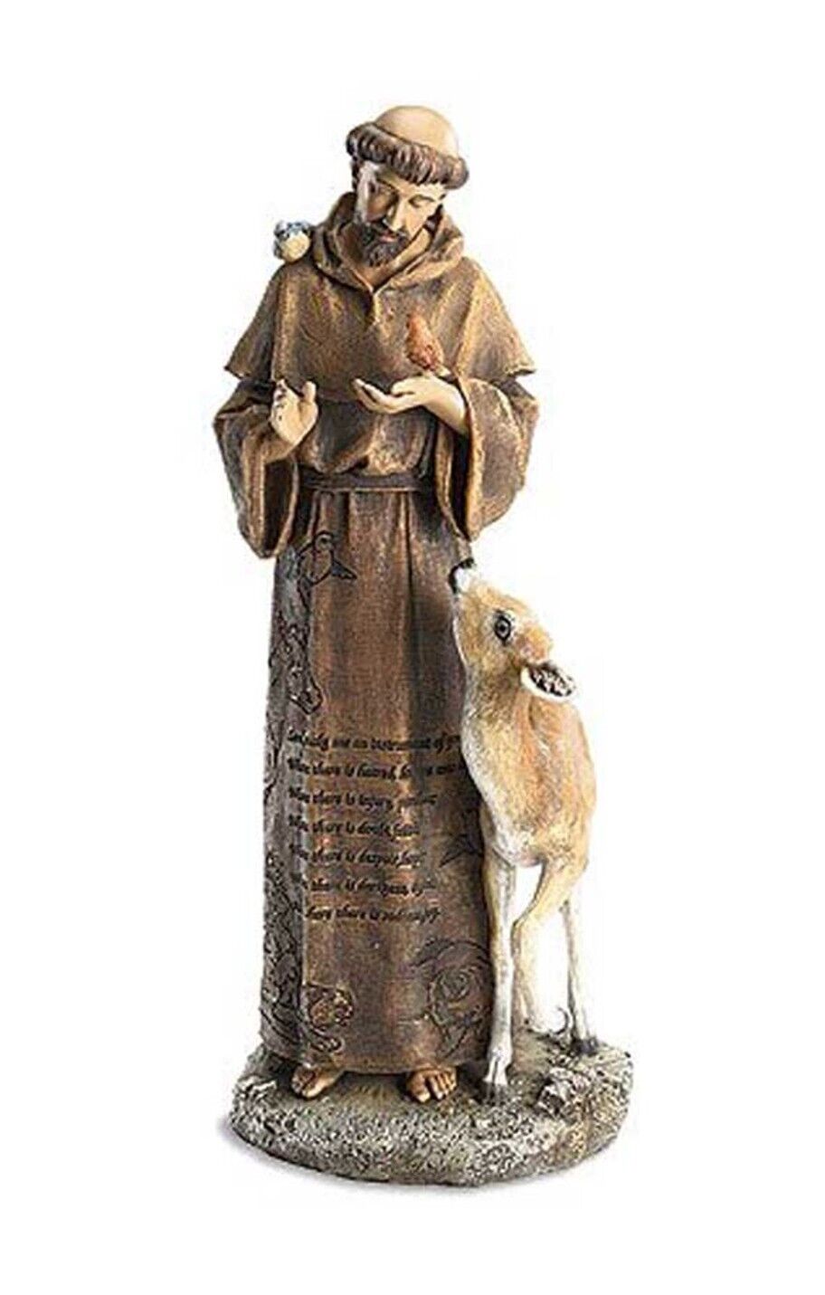 Saint Francis of Assisi 12 " Statue, New #AB-144