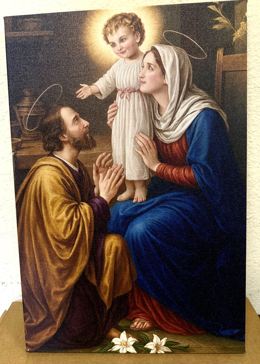 Holy Family  12"x 18" Canvas New #Gftshp-87 - Journeys of Faith