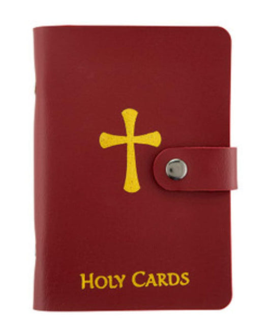 Holy Card Holder 5.25"Maroon Booklet, New #AB-035 Journeys of Faith Collectibles:Religion & Spirituality:Christianity:Holy Cards