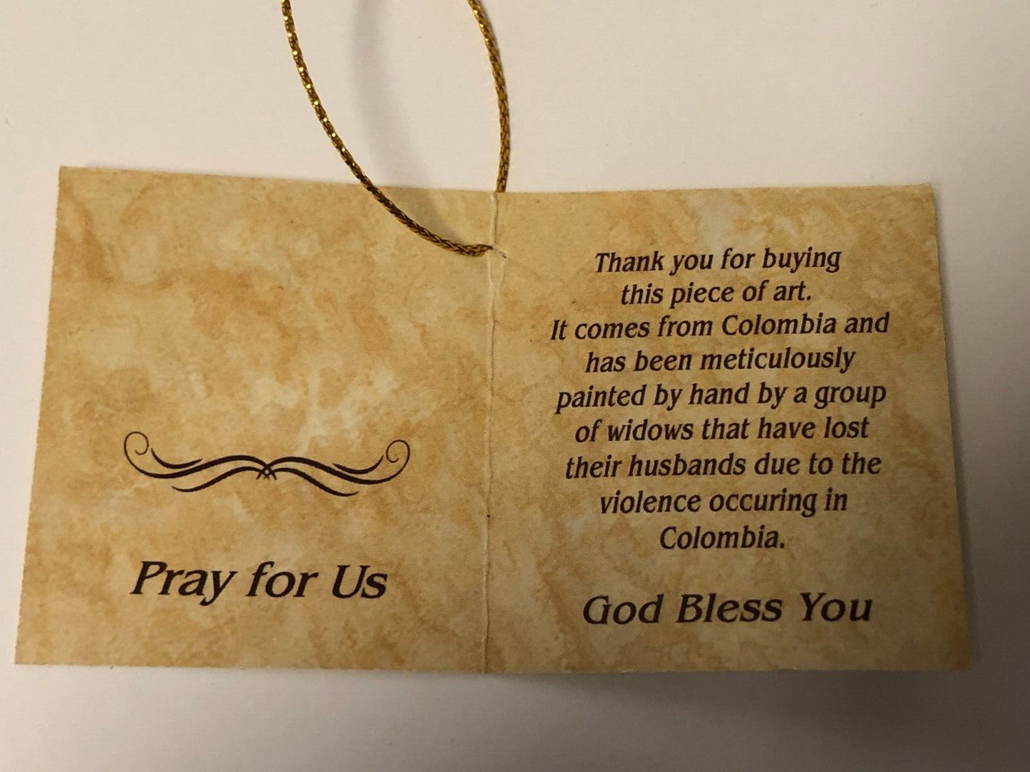 Our Lady of Grace 11.75"  Large Statue, New from Colombia #L014