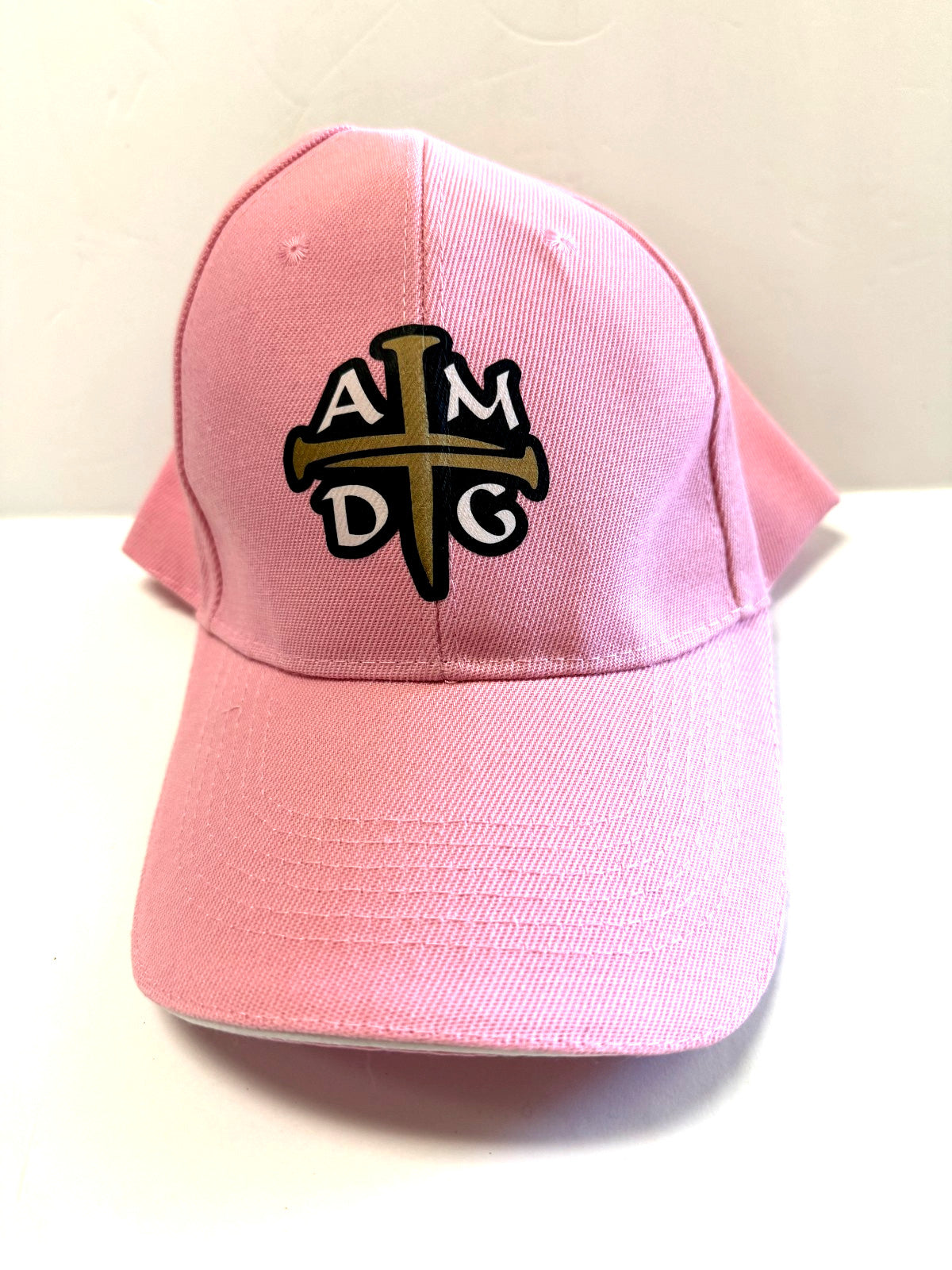 "For the Great Glory" AMDG Baseball Pink, New #Gftshp-281 - Journeys of Faith