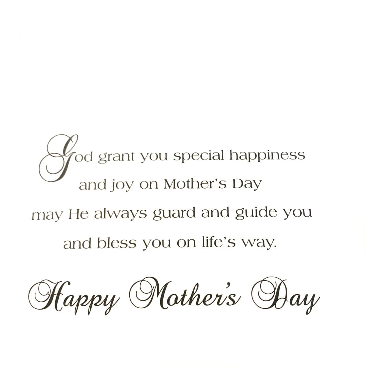 Mainzer Mother's Day greeting card featuring floral design, perfect for celebrating moms with a heartfelt message.