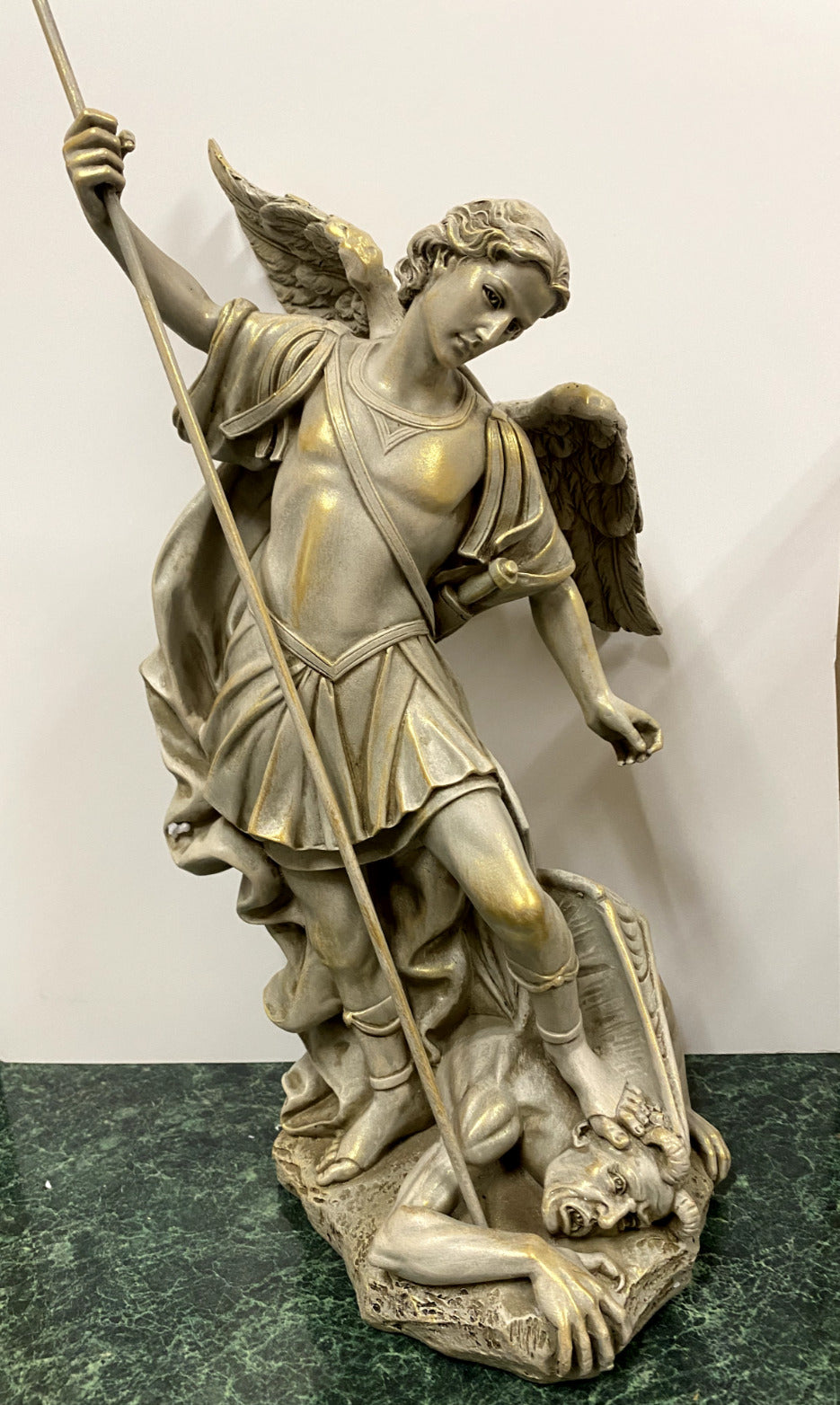 Saint Michael The Archangel  15" Statue, New