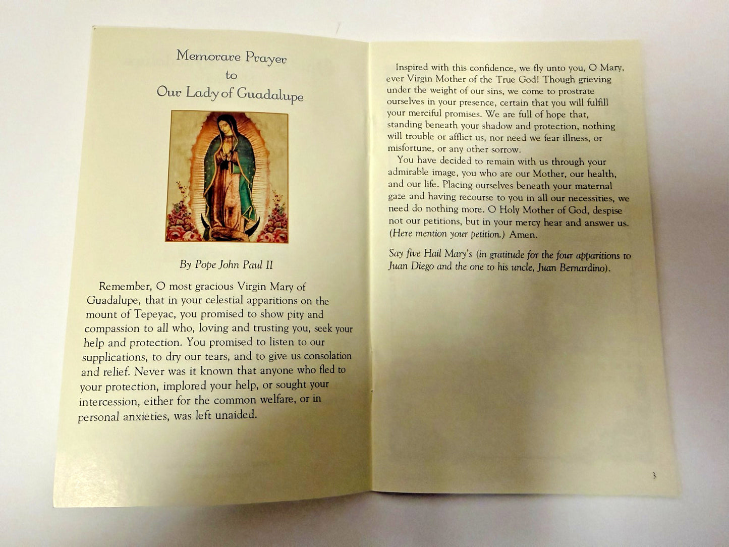 O L Of Guadalupe Novena, New #NO-03
