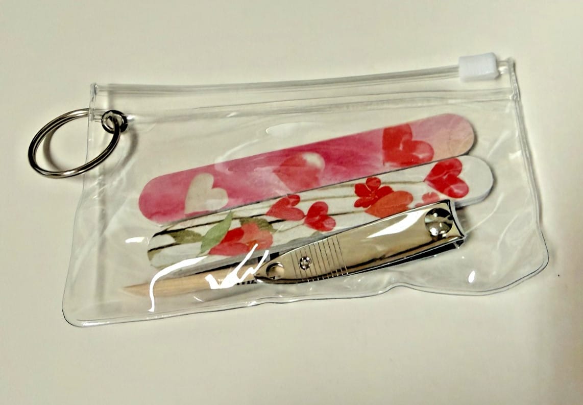 Manicure Set 6 pc. "His Love Endures" Resealable Pouch, New # Gftshp-197 Unbranded Health & Beauty:Nail Care, Manicure & Pedicure:Nail Care Tools:Manicure & Pedicure Tools & Kits