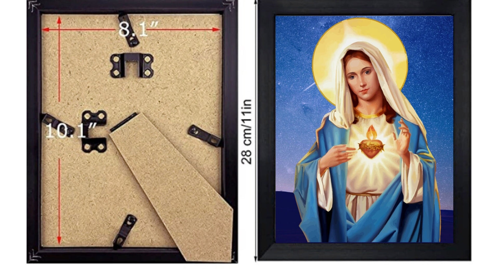 Immaculate Heart of Mary 8 by 10 Print - Journeys of Faith