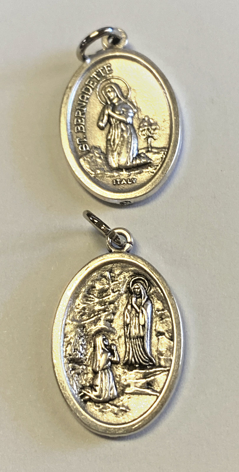 St Bernadette/Our Lady of Lourdes 2 Sided Small Medal, New #MD-093 - Journeys of Faith
