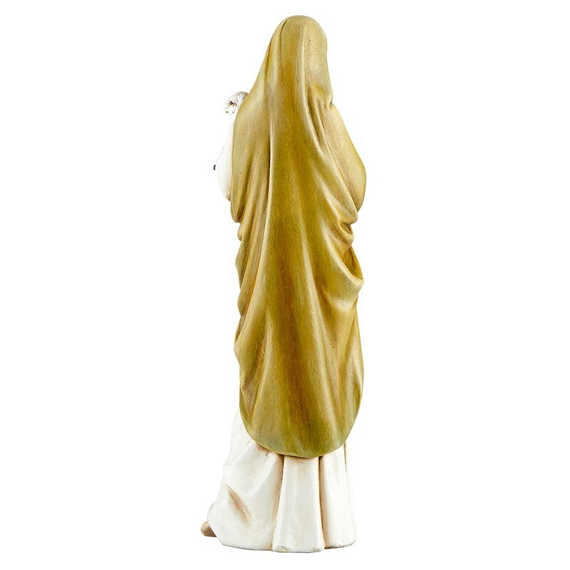 Bl Mother & Child Jesus & Lamb 12" Statue, New #RM-45