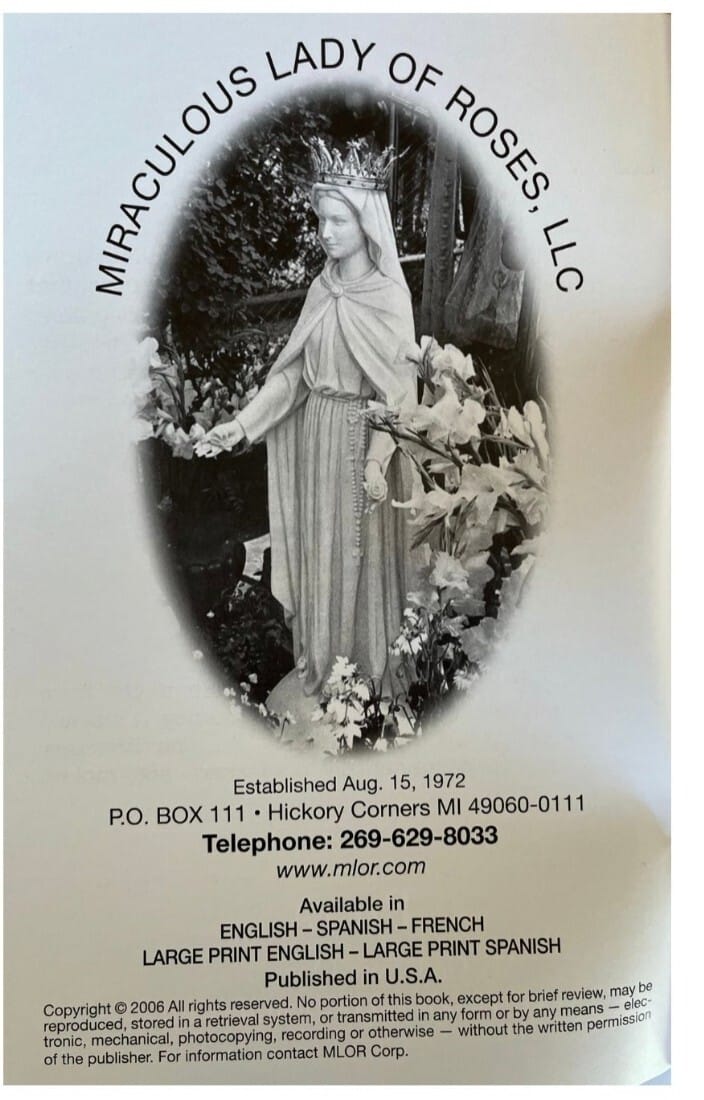 Large print green paperback of The Original Pieta Prayer Book by Journeys of Faith, featuring antiquarian and collectible religious content.
