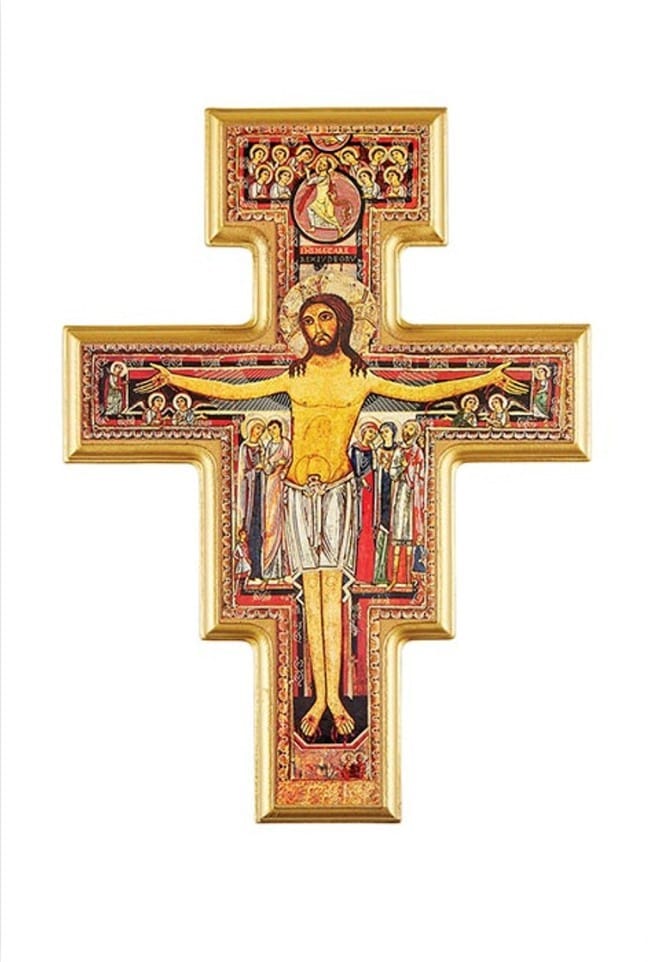 San Damiano Blank Note Card w/envelope, New #AB-272-R2 Journeys of Faith Home & Garden:Greeting Cards & Party Supply:Stationery & Note Pads