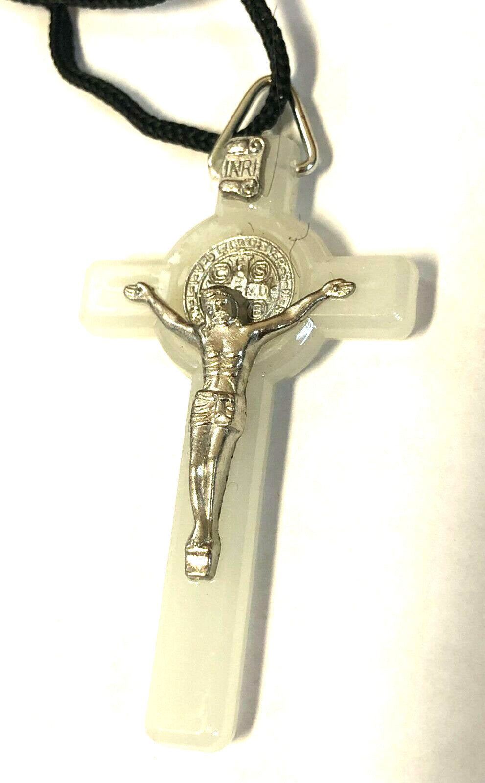 Saint Benedict Crucifix Pendant, Assorted Colors to choose from, New - Bob and Penny Lord