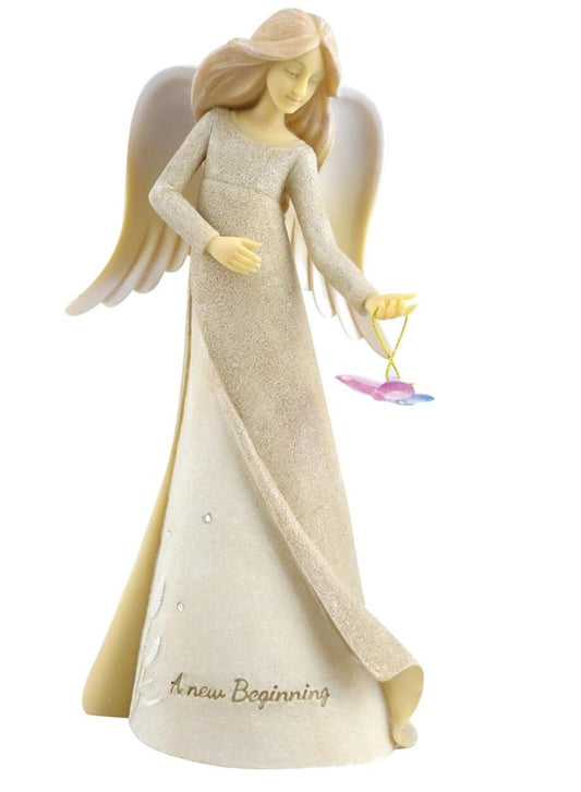 Foundations by Enesco 7.5" "A New Beginning" Angel, New #Gftshp-6 Enesco Collectibles:Decorative Collectibles:Sculptures & Figurines