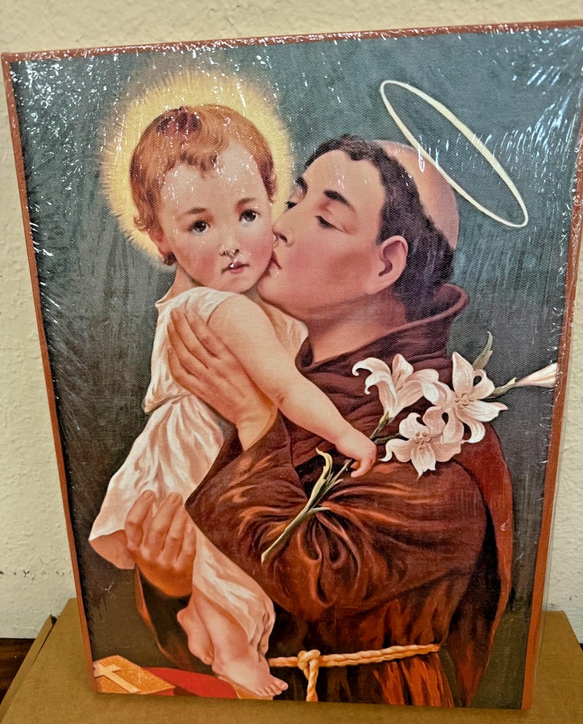 Saint Anthony of Padua Canvas  New #Gftshp-88 Journeys of Faith Collectibles:Religion & Spirituality:Christianity:Plates & Plaques
