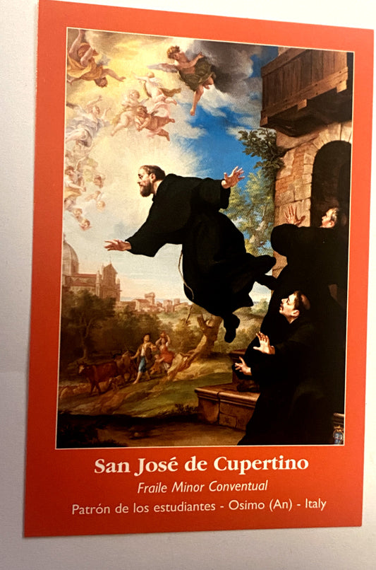 Oracion de San Jose de Cupertino, Nueva de Italia,  en Español - Journeys of Faith